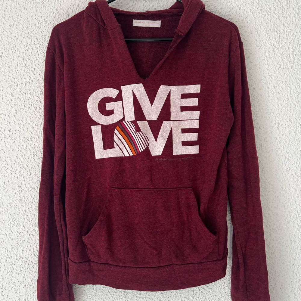 Spiritual Gangster Burgundy Hoodie